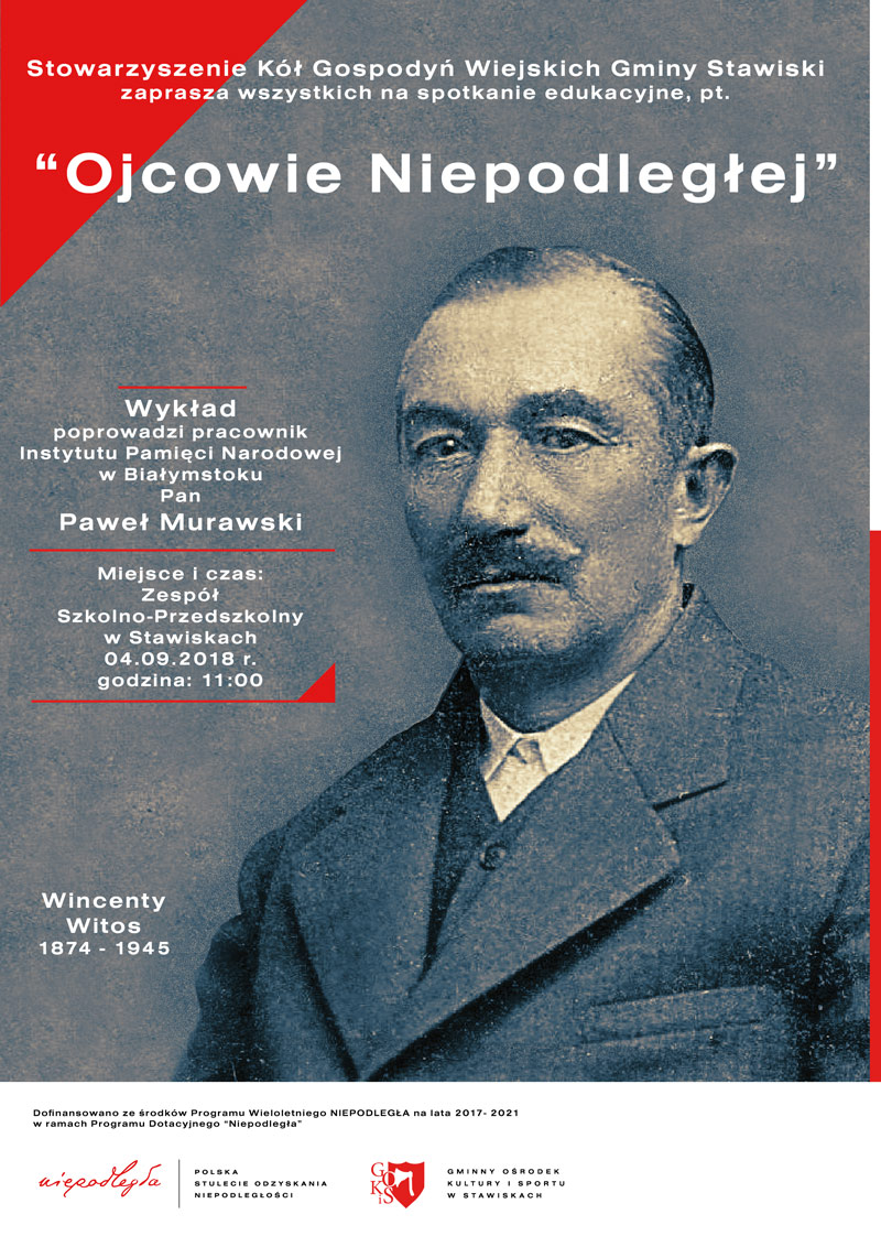 1. 04.09.2018 Spotkanie edukacyjne Ojcowie Niepodległej z pracownikami IPN w Białymstoku Pawłem Murawskim Zespół Szkolno Przedszkolny w Stawiskach web