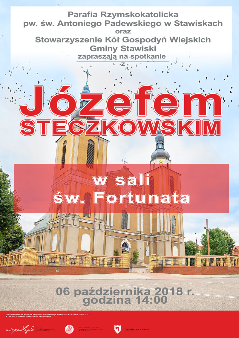 4. 06.10.2018 Spotkanie z Józefem Steczkowskim w Sali Świętego Fortunata web
