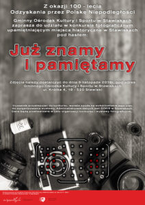 5. 31.07.2018 06.10.2018 Konkurs fotograficzny pod hasłem Już znamy i pamietamy web